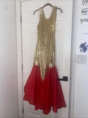 Ever Pretty gold sequin ball gown